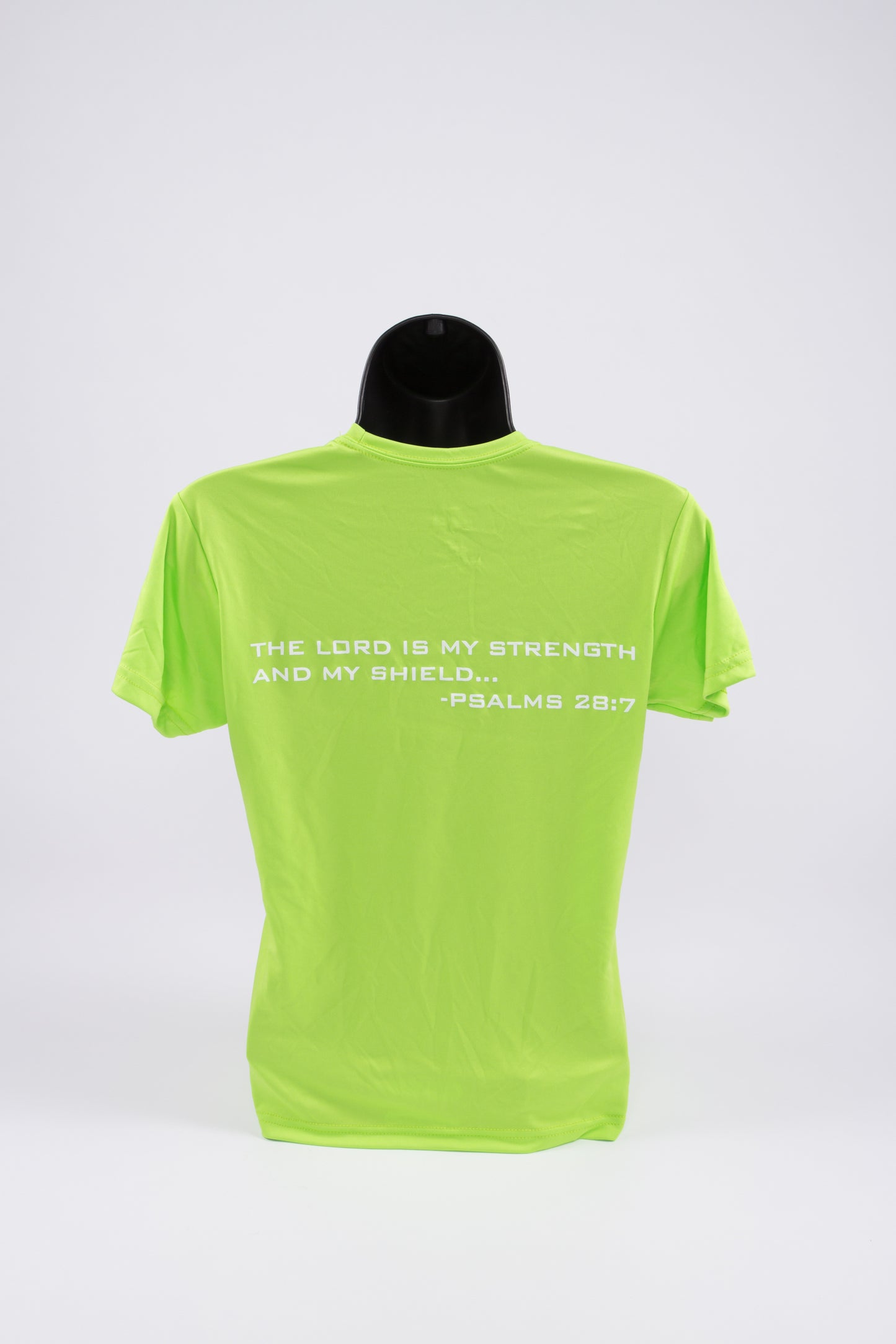 Dryblend Short Sleeve Tee (Verse #4 - Psalms 28:7)