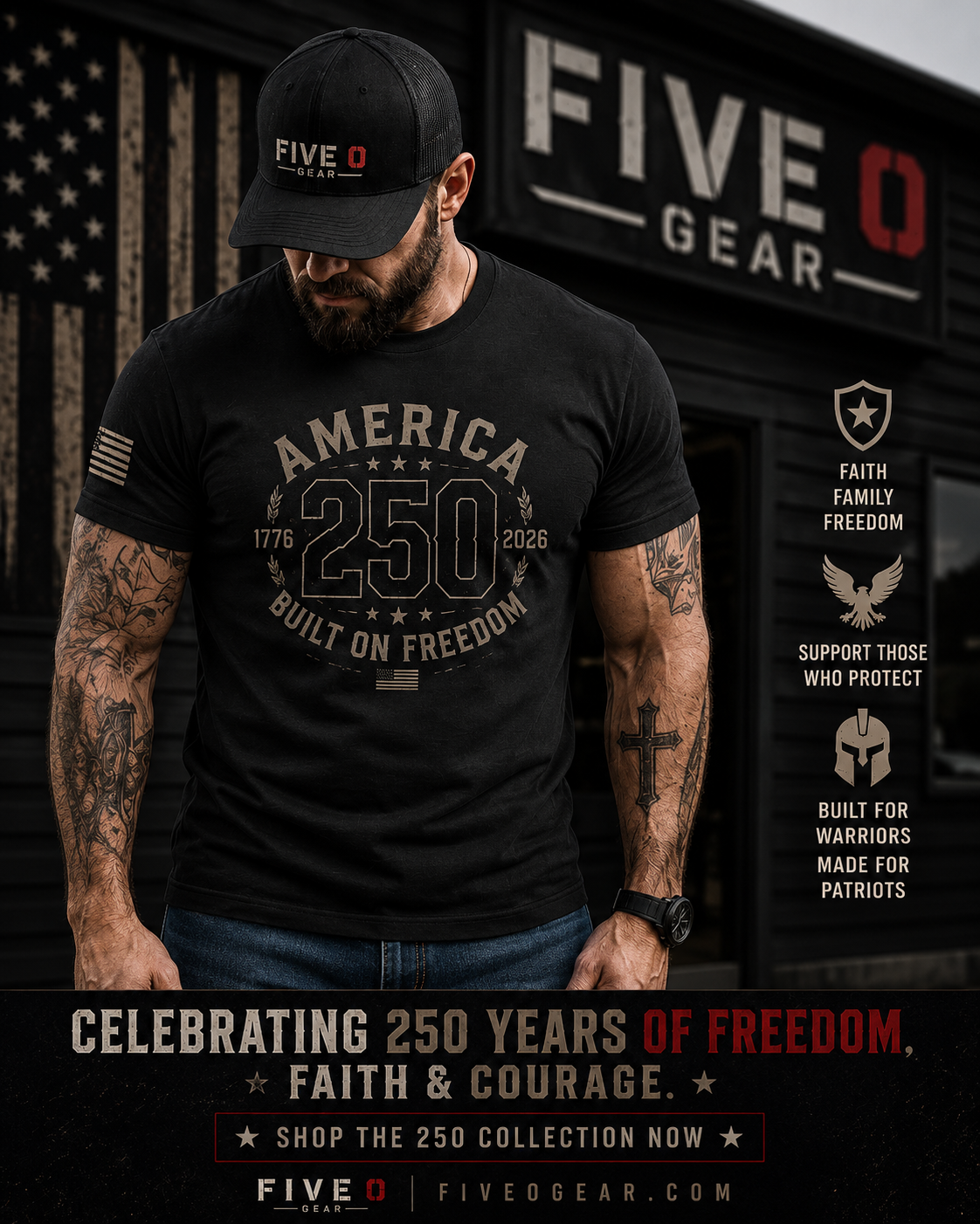 America 250 – Built on Freedom | Limited Edition