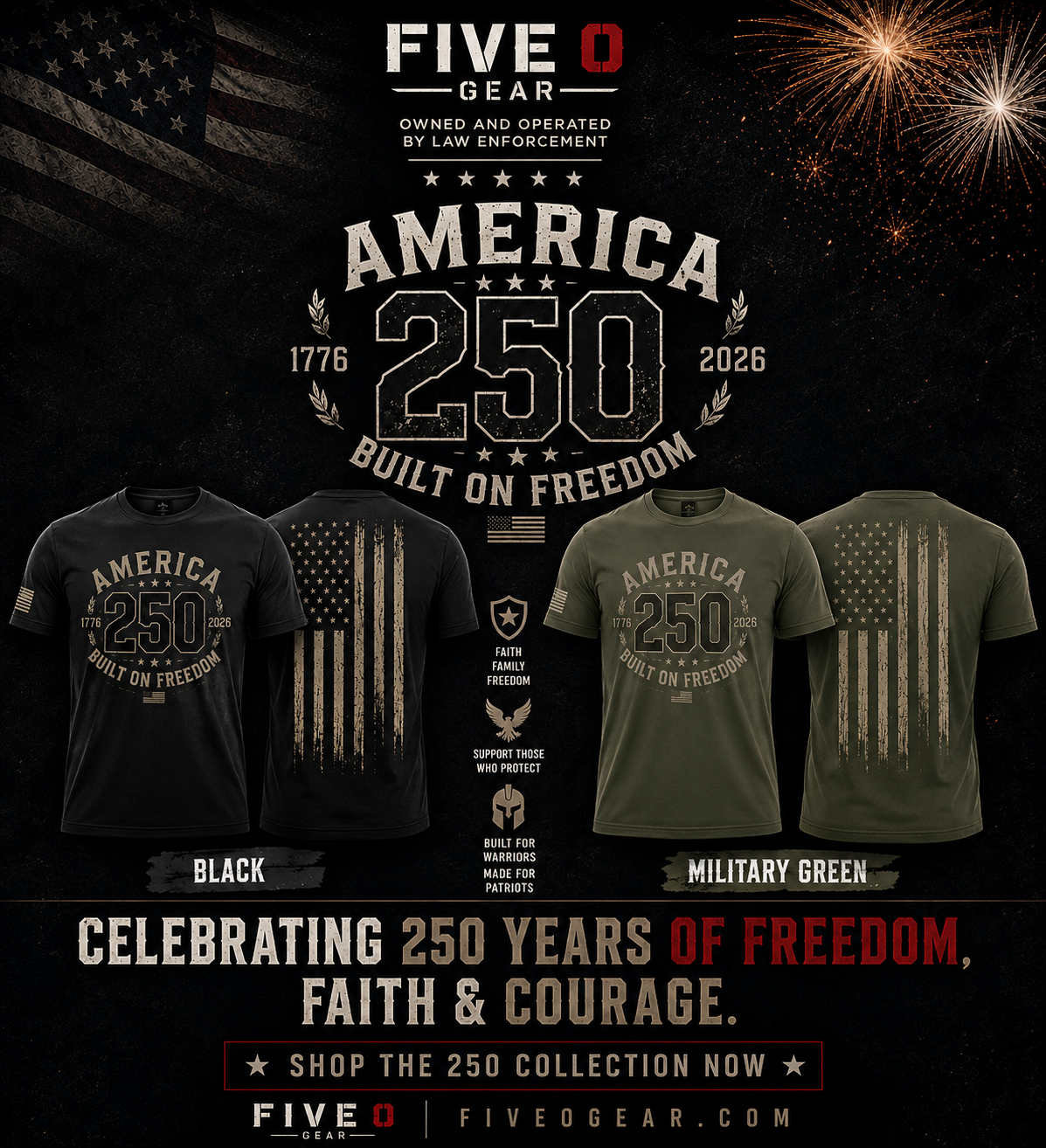 America 250 – Built on Freedom | Limited Edition