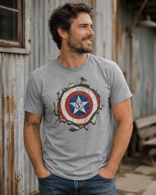 Tri Blend Shield Tee