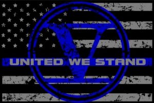 "United We Stand" FLAG DECAL