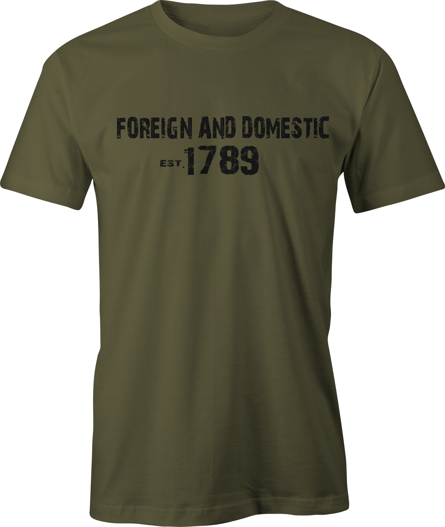 Foreign and domestic tee 1789